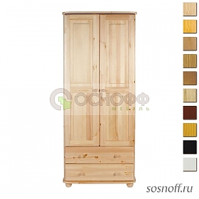 Шкаф для одежды «Норд-122» (сосна)