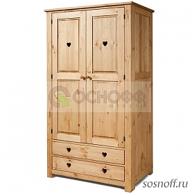 Шкаф для одежды «KTA22», отделка: старение (сосна)