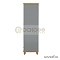 Шкаф для одежды «Рандеву-22», цвет: серый + антик (сосна + мдф)