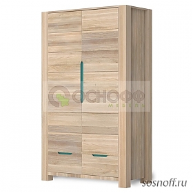 Шкаф 2-х дверный «Riva», цвет: бланш (дуб)
