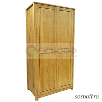 Шкаф для одежды «Саларис» платяной, отделка: старение (сосна)