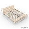 Кровать «Астра», 160х200 см (сосна)