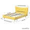 Кровать «Финна», 140х200 см (сосна)