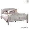 Кровать «Solea 160», 160х200 см, цвет: белый/старение (сосна)