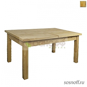 Стол раздвижной «TABLE 140(180)x90 (ALL)» со вставкой, отделка: старение (сосна)