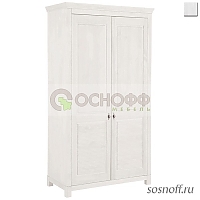 Шкаф 2-х дверный «Рауна-20», цвет: белый воск (УКВ) (сосна)