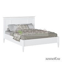 Кровать «Ольса-160», 160х200 см, цвет: белый лак (сосна)