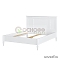 Кровать «Ольса-180», 180х200 см, цвет: белый лак (сосна)