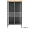 Шкаф для одежды «Ольса-02», цвет: серый + антик (сосна)