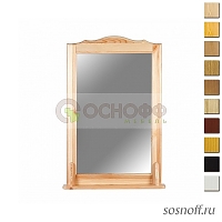 Полка с зеркалом «501» (сосна)