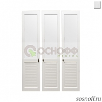 Комплект дверей к стеллажу «Рауна-30», цвет: белый воск (УКВ) (сосна)