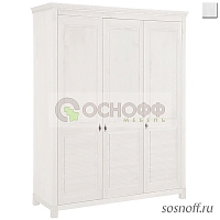 Шкаф 3-х дверный «Рауна-30», цвет: белый воск (УКВ) (сосна)