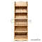 Книжный шкаф, стеллаж «KR02», отделка: старение (сосна)