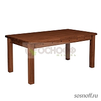 Стол «Викинг GL-05», 120/140/160х80 см, отделка: орех (сосна)