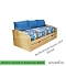 Диван-кровать «Ника» с ящиками (сосна)