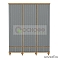 Шкаф для одежды «Рандеву-33», цвет: серый + антик (сосна + мдф)