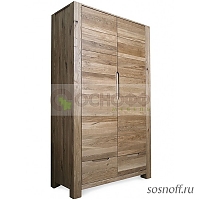 Шкаф 2-х дверный «Riva», цвет: тик (дуб)