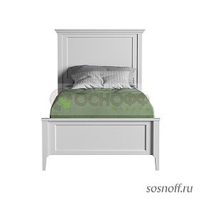Кровать «Квадро-С» 90*200, цвет: белый лак (сосна)