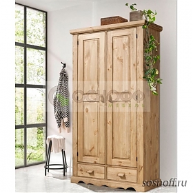 Шкаф для одежды «KOA22», отделка: старение (сосна)