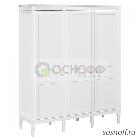 Шкаф для одежды «Ольса-03», цвет: белый лак (сосна)