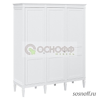 Шкаф для одежды «Ольса-03», цвет: белый лак (сосна)