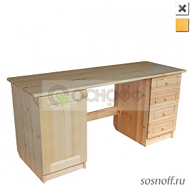 Письменный стол «ПС-6» L=140/160/180 см (сосна)