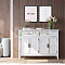 Тумба «Квадро-С 42», цвет: белый лак (сосна)