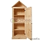 Книжный шкаф, стеллаж «KR74», отделка: старение (сосна)