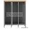 Шкаф для одежды «Ольса-03», цвет: серый + антик (сосна)