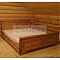 Кровать «Викинг-180», 180х200 см, отделка: старение (сосна)