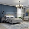 Кровать «Ольса-160», 160х200 см, цвет: серый + антик (сосна)