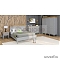 Кровать «Ольса-180», 180х200 см, цвет: серый + антик (сосна)