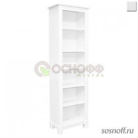 Шкаф для книг «Рауна-00», цвет: белый воск (УКВ) (сосна)