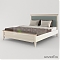 Кровать «Римини» с мягкой вставкой, 160х200 см (бук + мдф)