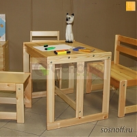 Детский столик «2-1» (сосна)