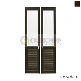 Комплект дверей к стеллажу «Рауна-20», цвет: колониал (сосна)