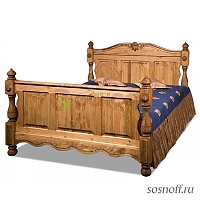 Кровать «Викинг-GL», 160х200 см, отделка: старение (сосна)
