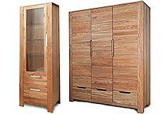 Шкафы для одежды и витрины «Riva» (дуб)